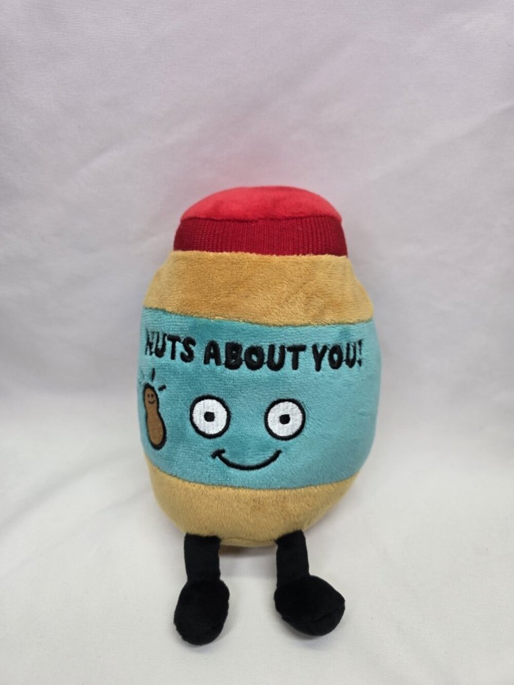 Punchkins Plush Gifts - "Nuts About You" Funny Novelty Plush Peanut Butter Jar